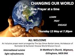 Our changing world needs a new message to get us through these incredible challenges. Changing Our World One Prayer At A Time St Paul With All Saints Church