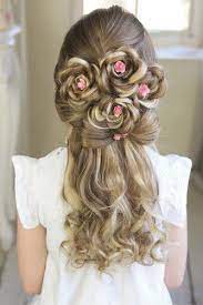 You can create very natural hairstyles (for. Half Up Hairstyles For Flower Girls Novocom Top