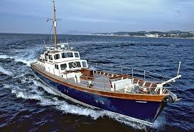 1948 Laurent Giles Ra Newman Sons Of Poole Motor Yacht Power Boat Liveaboard Boats Trawler Yacht