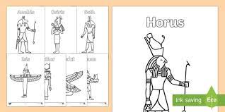 Coloring pages are fun for children of all ages and are a great educational tool that helps children develop fine motor skills, creativity and color recognition! Free Egyptian Gods Coloring Pages Teacher Made