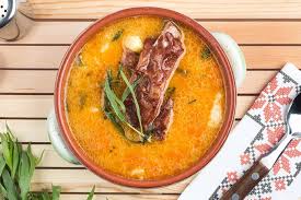 Ciorba de afumatura (de ex. Ciorba De Cartofi Cu Afumatura Si Tarhon Ingrediente Ceapa Alba Cartofi Albi Morcov Supe Si Aperitive