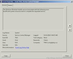 The following windows services must be started and configured for automatic startup Windows Update Fail 0xc80003f3 250 Hello