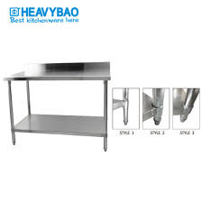 It is a rectangular activity table that has got a contemporary design and solid construction. China Heavybao Knocked Down Lab Kitchen Stainless Steel Square Tube Folding Work Table Working Platform China Stainless Steel Work Table Round Tube Work Table