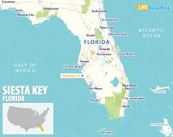 Map of Siesta Key, Florida