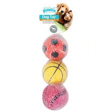 Pawise Sponge Ball Ziplayan Sert Kopek Topu 6 Cm 3 Adet