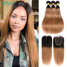 To help you figure out how to wear your hair in the new year, we've rounded up the five biggest haircut trends of 2020, so you'll be sure of what you want before. 1b 30 Brown Bundles With Closure Ombre Dark Blonde Hair Remy Brazillian Straight Human Hair Extensions 2 3 Bundles With Closure 3 4 Bundles With Closure Aliexpress