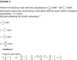 Check spelling or type a new query. Contoh Soal Pecahan Campuran Kelas 5 Soal Cerita