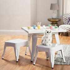 This set can be used as a homework study desk, an arts and crafts activity center, or a board game table. Batman Kids 3 Piece Square Table And Chair Set O Kids Inc Kids Teens Play Tables Chairs Home Garden
