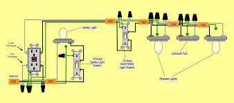Home Electrical Wiring Wiring Diagram Bathroom Exhaust Fan