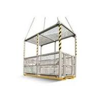 Crane Cage Lifting Cage For Sale Person Crane Cage (with Mesh Roof) For  Sale From MHA Products