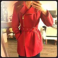 Michael kors michael asymmetrical belted walker coat in red these pictures of this page are about:michael kors asymmetrical belted coat red. Michael Michael Kors Jackets Coats Michael Kors Asymmetrical Belted Coat Poshmark
