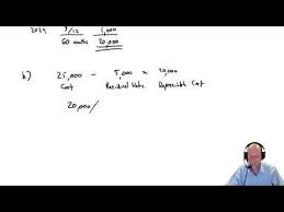 Fa 37 Module 8 Video 3 Units Of Production Depreciation 8 2a Part 2 Youtube The Unit Capital Assets Bell Work
