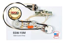 14 people found this helpful. 920d Custom S5w Yjm 5 Way S Style Wiring Harness W Seymour Duncan Yjm Sigler Music