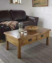 Run your hand along the beautiful solid wood tables and cabinets; Rustic Coffee Table In 100 Solid Oak Oak Furnitureland Rustic Coffee Table Sets Coffee Table Rustic Coffee Tables