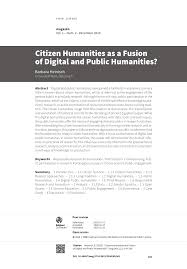 To connect with russell, sign up for facebook today. Pdf Citizen Humanities As A Fusion Of Digital And Public Humanities