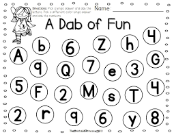 A Dab Of Learning Bingo Dabber Alphabet Number Recognition Activities Learning Letters Preschool Literacy Alphabet Preschool