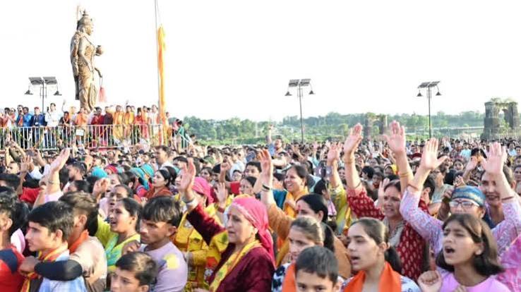 हरीपुर कालसी में गूंजा मां यमुना का जयघोष, मुख्यमंत्री धामी ने किया प्रतिमा का अनावरण