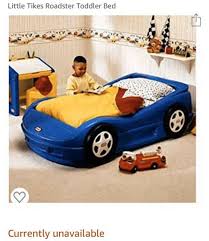 Youngmenheaven Little Tikes Car Bed Toddler Blue