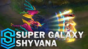 Super Galaxy Shyvana Skin Spotlight - Pre-Release - League of Legends -  YouTube