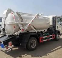 Sewage Cleaning Truck Tilt Steering Wheel Vacuum Sewage ...