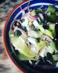 Salade De Courgettes Crues Salade Courgette Salade De Courgettes Crues Courgette Crue