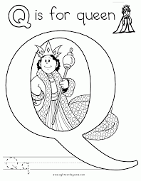 Fun interactive printable letter q coloring pages for kids to color online. Coloring Pages Letter Q Coloring Home