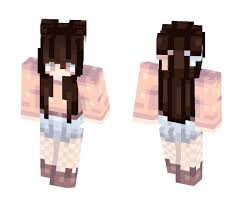 Flip up the ends and tease the crown section for a special occasion. Download Dark Hair Cute Girl Minecraft Skin For Free Superminecraftskins