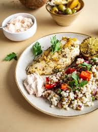 Crecipe.com deliver fine selection of quality moroccan chicken with lemon couscous recipes equipped with ratings, reviews and mixing tips. Oregano And Lemon Chicken With Warm Moroccan Couscous Thr1ve