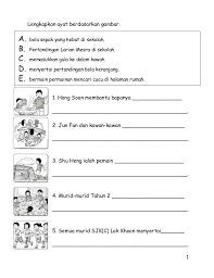 Soalan 5 berdasarkan gambar di bawah. Lengkapkan Ayat Berdasarkan Gambar A Bola Sepak Yang Hebat Di Sekolah Teaching Math Elementary Kindergarten Reading Worksheets Kindergarten Reading Activities