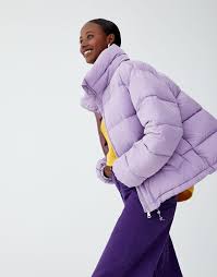 Cazadora Acolchada Cuello Alzado Pull Bear Jackets Puffer Jacket Women Oversized Puffer Coat