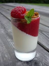 Panna Cotta Framboises Speculoos Sitot Dit Sido Fait Recette Recette Panacotta Recette Framboise
