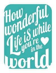 How Wonderful Life Is With You In The World Typography Art Print How Wonderful Life Is V4 Love Song Lyrics In Turquoise Ocean Blue Love Songs Lyrics Its A Wonderful Life Your Song Elton John