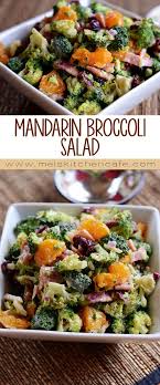 Broccoli Salad With Mandarin Oranges Recipe Broccoli Salad Recipe Broccoli Recipes Broccoli Salad