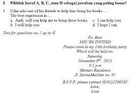 Check spelling or type a new query. Kumpulan Soal Bahasa Inggris Smp Kelas 8 Semester Ganjil Didno76 Com