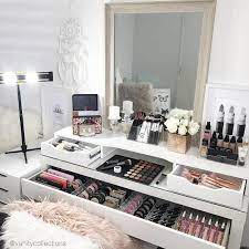 Vanity Collections On Instagram This Layout In My Ikea Malm Dressing Table And Alex Add On U Ikea Malm Dressing Table Malm Dressing Table Ikea Dressing Table