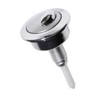 CANTONDZ Bouton poussoir double pour chasse d'eau WC Bouton poussoir de  réservoir de toilette à double chasse Chromé CF1003CP Compatible avec Siamp  ...