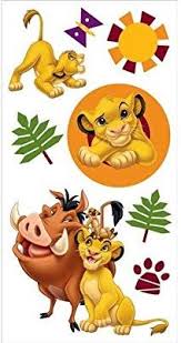 Amazon Com Enfeite 3 D Sticker Lion King Artes Artesanato E Costura In 2020 Lion King Stickers Lion King Birthday Lion King Party