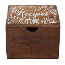 Recipe Accessories Paper 40 Products Available Chapters Indigo Ca Recipe Box Wooden Custom Wood Boxes Recipe Box