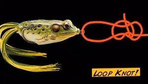 Use A Loop Knot When Frog Fishing Loop Knot Bass Fishing Tips Fishing Techniques