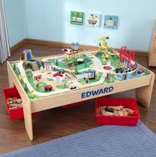 Kids Activity Tables Allmodern Kids Activity Table Train Table Wooden Train Table