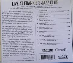 Live at Frankie's Jazz Club