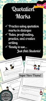 Quotation Marks Proofreading And Creative Writing Creative Writing Quotation Marks Quotations