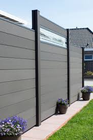 Wpc Anthrazit Gartenzaun In 2020 Gartenzaun Sichtschutzzaun Garten Zaun Anthrazit