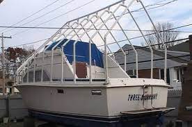 Pvc Boat Winter Storage Ideas Boat Cover Support Boat Covers Boat Building