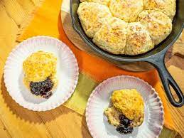 Sunny S Ham And Cheese Biscuits With Honey Dijon Butter Recipe Food Network Recipes Cheese Biscuits Food