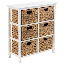 Patterns for sprucing up your space. Antique White Wood Cabinet With Baskets Hobby Lobby 1719970
