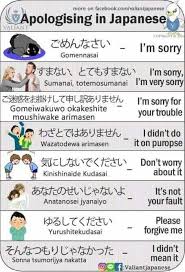 Apologies In Japanese Japanese Language Learning Learn Japanese Words Japanese Phrases