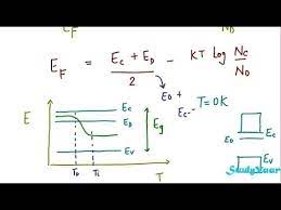 An extrinsic semiconductor has a number of carriers compared to intrinsic semiconductors. Fermi Level In Extrinsic Semiconductor Theory Effect Of Temprature Impurity Concentration Youtube