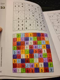 I have grapheme-color synesthesia. This is how I visualize sudoku :  rmildlyinteresting