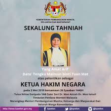 Ketua hakim negara ialah ketua mahkamah persekutuan, mahkamah tertinggi malaysia. Nenek Kebayan Community Facebook